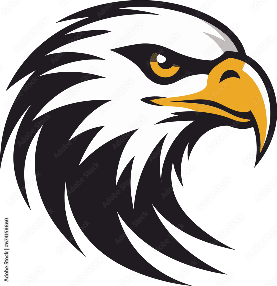 Eagle Excellence Black Icon in Vector Eagles Grace Black Logo with Majestic Bird Eagle Excellence Black Icon in Vector Eagles Grace Black Logo with Majestic Bird