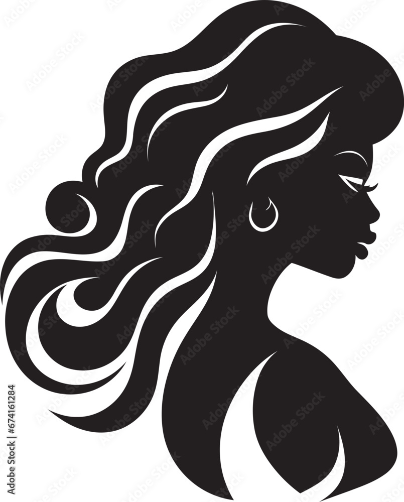 Mystical Gaze Black Emblem with Womans Face Icon in Black Monochrome Eternal Allure Logo with Female Face Icon in Black Monochrome Mystical Gaze Black Emblem with Womans Face Icon in Black Monochrome Eternal Allure Logo with Female Face Icon in Black Monochrome