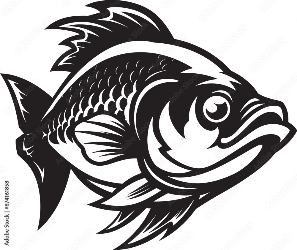 Ghostly Marine Art Fish Skeleton Vector Icon Anatomical Aquatic Fish Bone Logo Symbol Ghostly Marine Art Fish Skeleton Vector Icon Anatomical Aquatic Fish Bone Logo Symbol