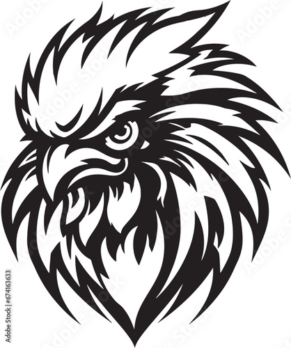 Graceful Rooster Logo A logo that exudes grace and charm Minimalistic Chicken Symbol A minimalistic approach to the iconic rooster