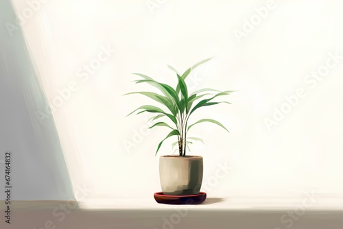 plant in a vase made by midjeorney © 수영 김