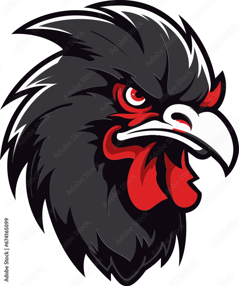 Elegant Chicken Mascot An emblem of elegance and sophistication Graceful Rooster Symbol Design A beautifully designed rooster in vector art Elegant Chicken Mascot An emblem of elegance and sophistication Graceful Rooster Symbol Design A beautifully designed rooster in vector art
