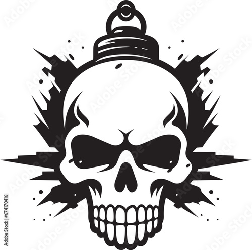 Chalice of Death Vector Eerie Skull Symbol Spectral Whisper Cryptic Vector Head