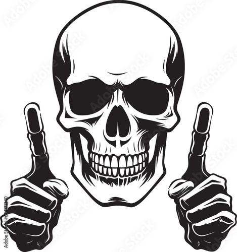 Phantom Whispers An Enigmatic Vector Shadowed Sorcery The Ominous Skull