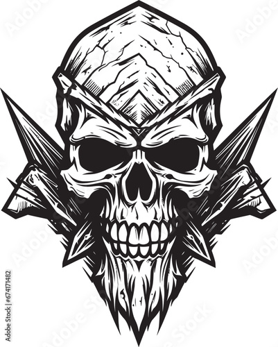 Phantoms Gaze A Sinister Vector Skeletal Mystery A Gothic Skull Mark