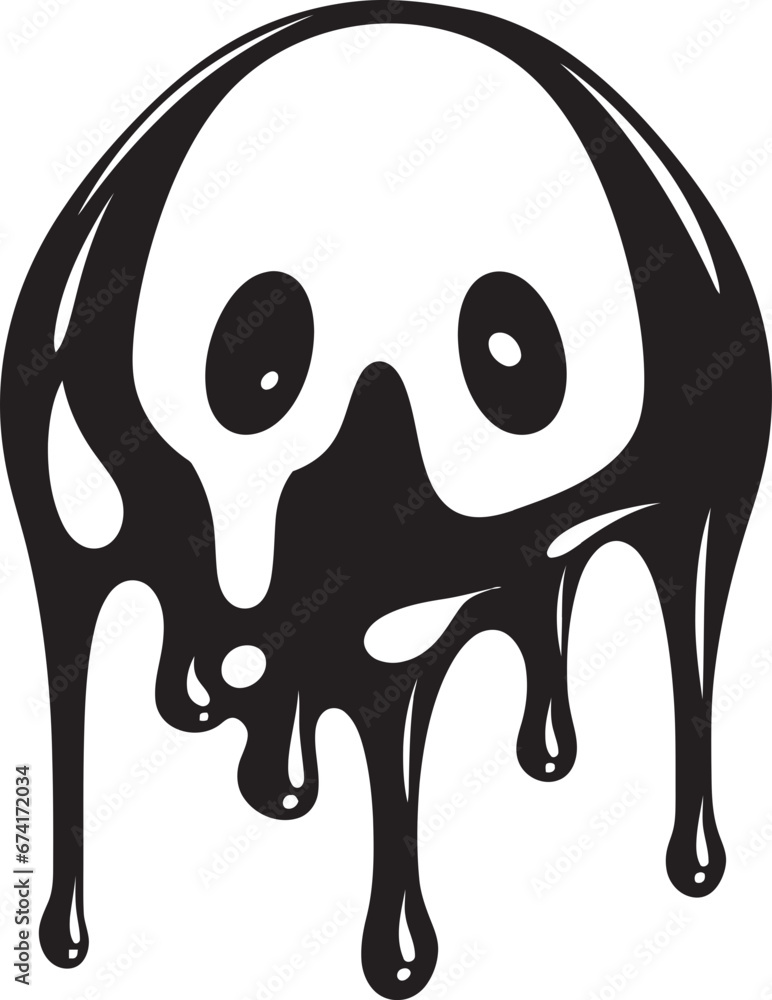 Eerie Blob of Darkness Haunting Slime Emblem The Sinister Secretion Mysterious Slime Monster Eerie Blob of Darkness Haunting Slime Emblem The Sinister Secretion Mysterious Slime Monster