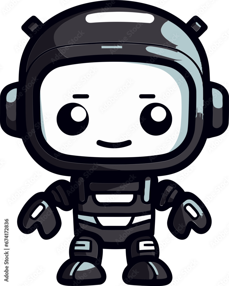 Mystical Microbot A Stylish Vector Icon Nanobot Navigator A Compact Robot Mascot Mystical Microbot A Stylish Vector Icon Nanobot Navigator A Compact Robot Mascot