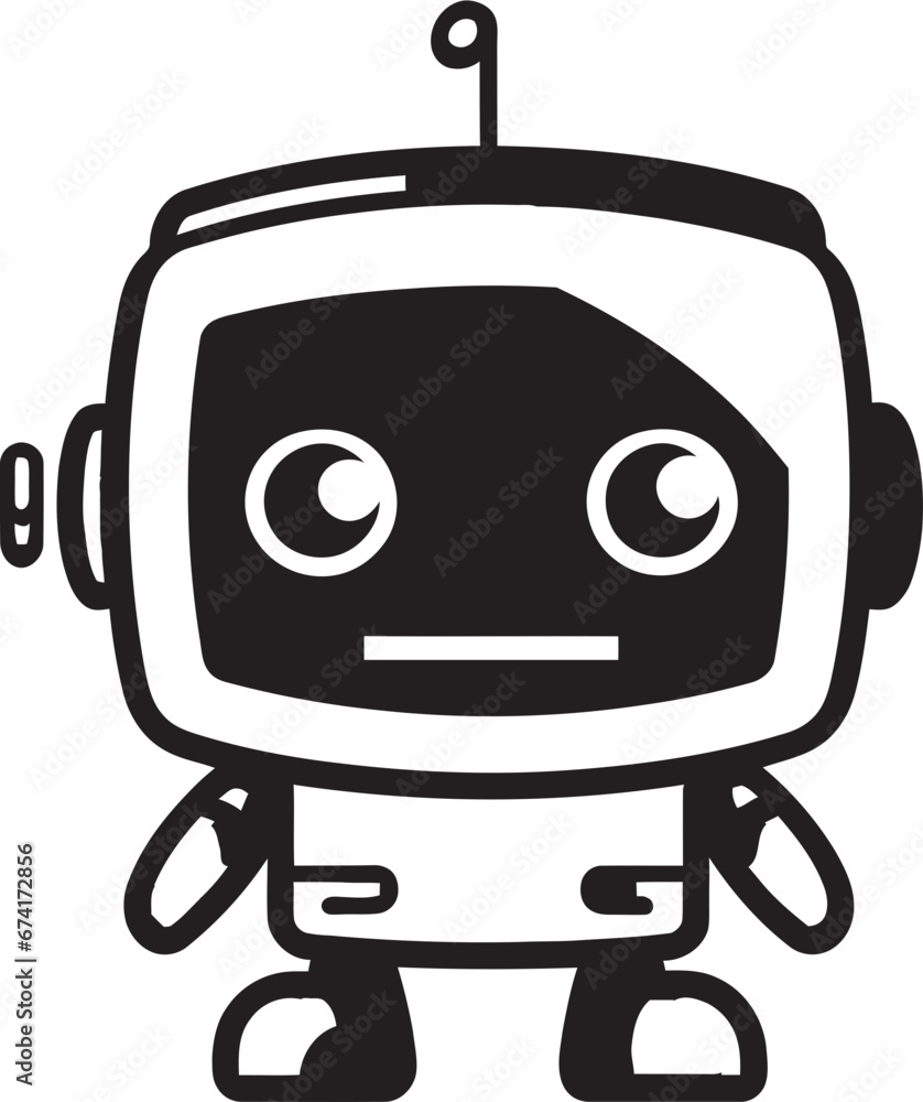 Nanobot Navigator Mini Mascot Symbol Spectrum Scout A Stylish Robot Mascot Emblem Nanobot Navigator Mini Mascot Symbol Spectrum Scout A Stylish Robot Mascot Emblem