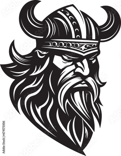 Wallpaper Mural Thors Triumph A Viking Symbol of Thunder Viking Virtue A Black Vector Mascot Emblem Torontodigital.ca