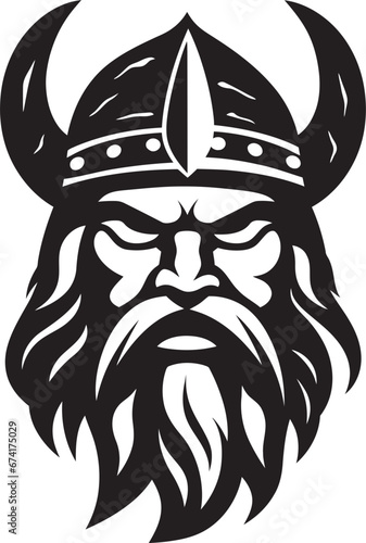 Nordic Navy A Seafaring Viking Symbol in Vector Legacy of Legends A Viking Guardian Emblem