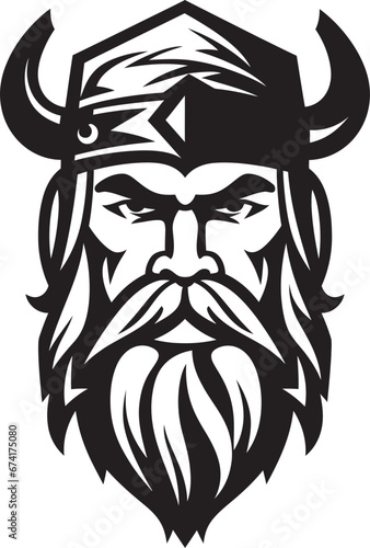 Ragnaroks Legacy A Viking Logo in Vector Mystic Sea King An Enigmatic Viking Mascot