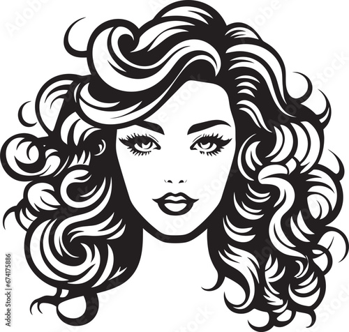 Tresses of Elegance A Curly Haired Icon in Black Curl Crown An Iconic Symbol of Natural Beauty