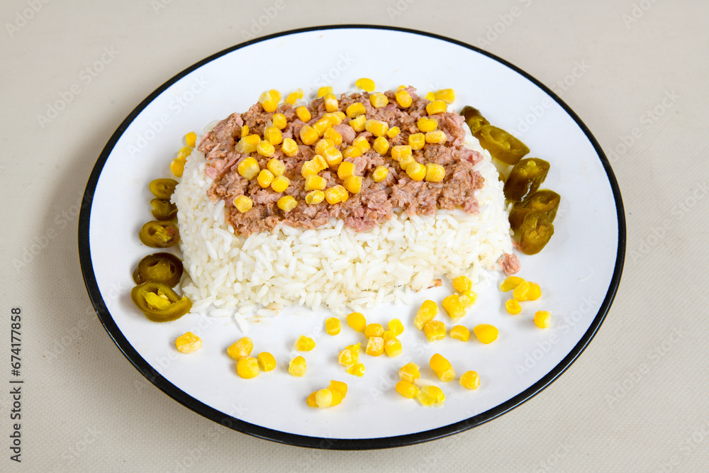 Traditional delicious Turkish food; Turkish style rice pilaf (Turkish name; Arpa sehriyeli. tavuklu, nohutlu, kavurmali, kuru fasulyeli, pirinc pilavi) Traditional delicious Turkish food; Turkish style rice pilaf (Turkish name; Arpa sehriyeli. tavuklu, nohutlu, kavurmali, kuru fasulyeli, pirinc pilavi)