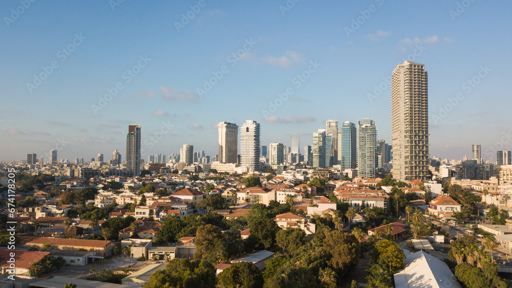 view of Tel Aviv cityscape 