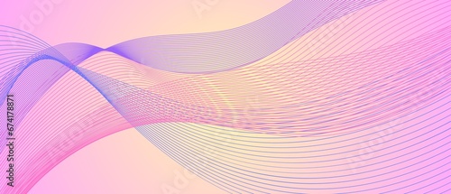 wavy lines in pink background design graphic wallpaper