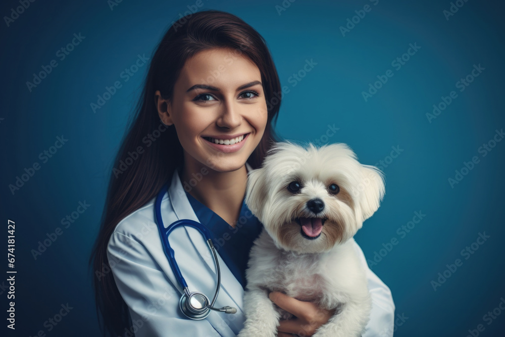 pet care and veterinary clinic and doctor concept pet care and veterinary clinic and doctor concept