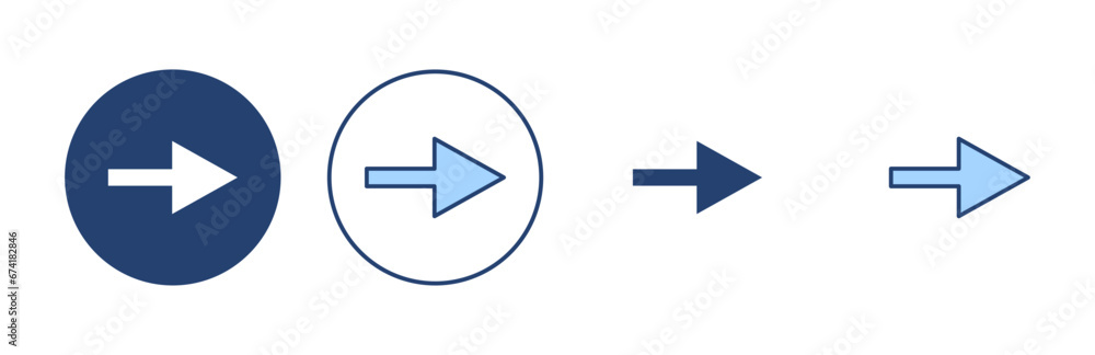 Arrow icon vector. Arrow sign and symbol for web design. Arrow icon vector. Arrow sign and symbol for web design.