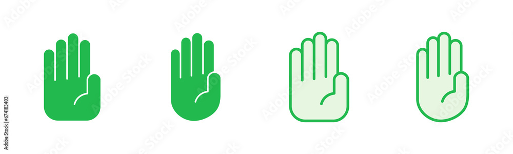 Hand icon set. hand vector icon, palm,click Hand icon set. hand vector icon, palm,click