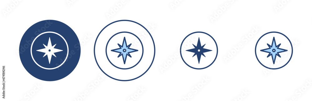 Compass icon vector. arrow compass icon sign and symbol Compass icon vector. arrow compass icon sign and symbol