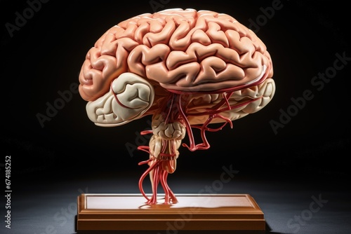 Medical concept image of a model representing the human brain photo