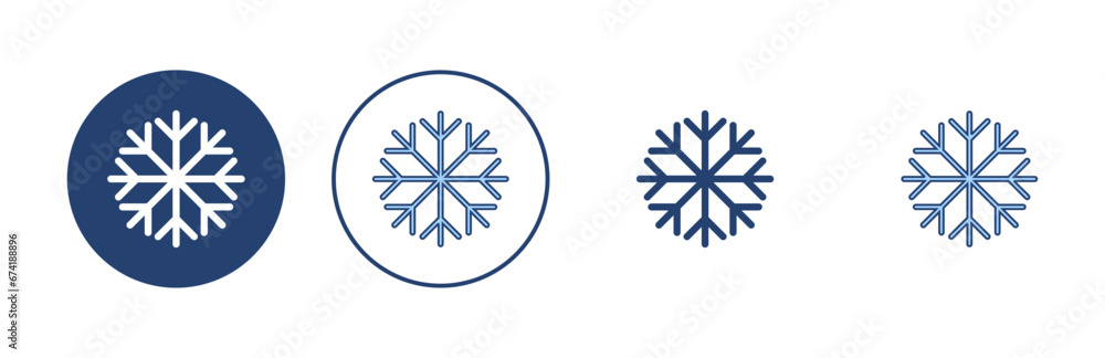 Snow icon vector. snowflake sign and symbol Snow icon vector. snowflake sign and symbol