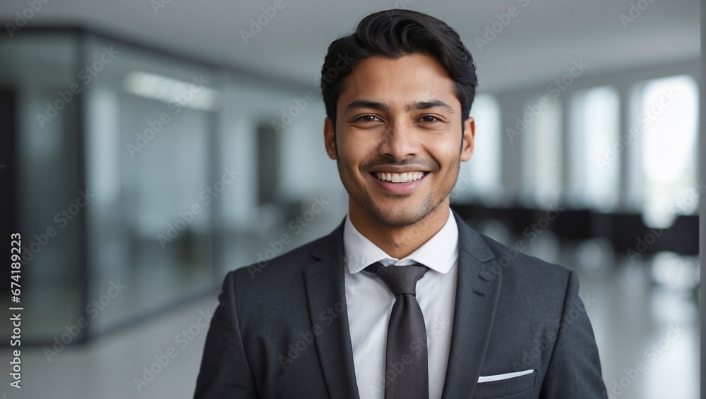 Confident Asian Indian Businessman Confident Asian Indian Businessman