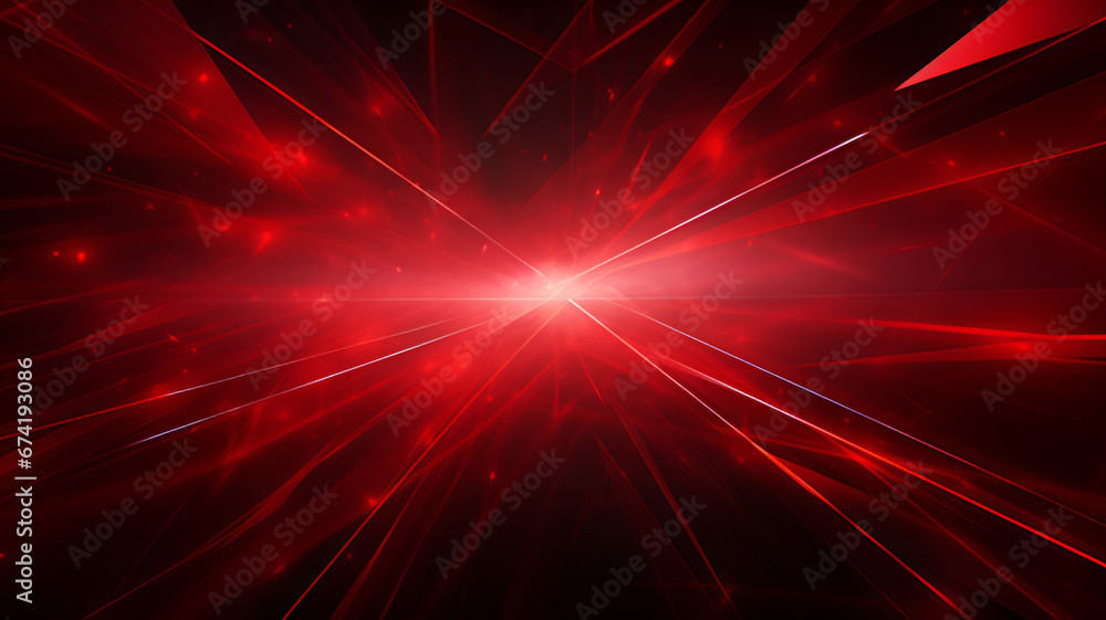 abstract background with red rays | generative AI Stock Illustration ...
