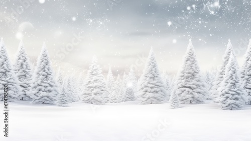 Christmas tree background © megavectors