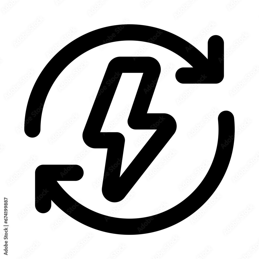 energy line icon energy line icon