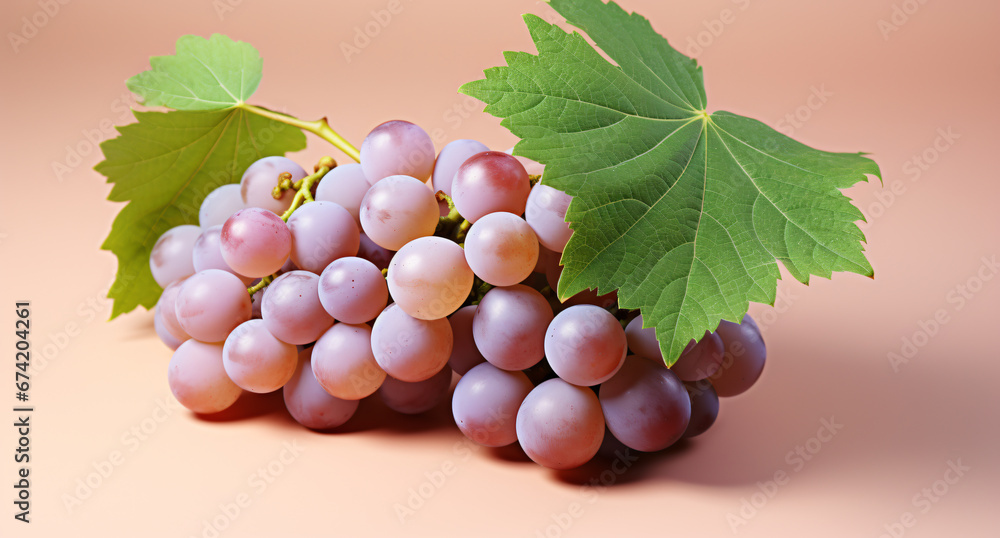 Fototapeta premium Portrait of grape. Ideal for your designs, banners or advertising graphics.