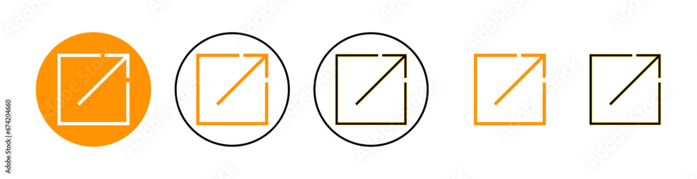 External link icon set for web and mobile app. link sign and symbol. hyperlink symbol External link icon set for web and mobile app. link sign and symbol. hyperlink symbol