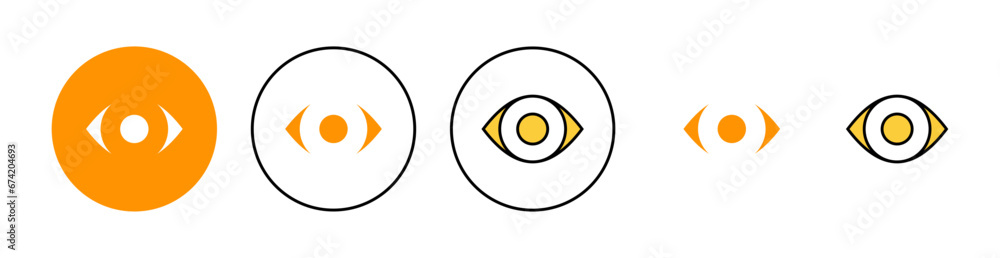 Eye icon set for web and mobile app. Eye sign and symbol. Look and Vision icon. Eye icon set for web and mobile app. Eye sign and symbol. Look and Vision icon.