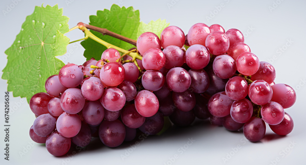 Fototapeta premium Portrait of grapes. Ideal for your designs, banners or advertising graphics.