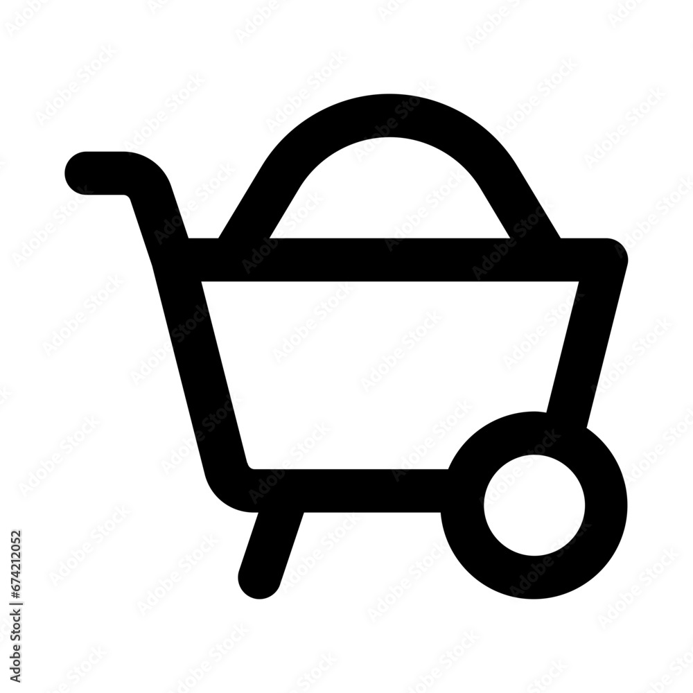 cement carrier line icon cement carrier line icon