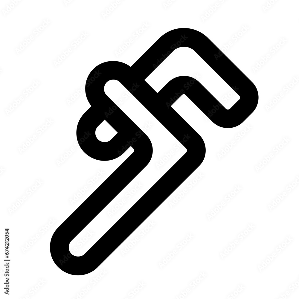 clamp line icon clamp line icon