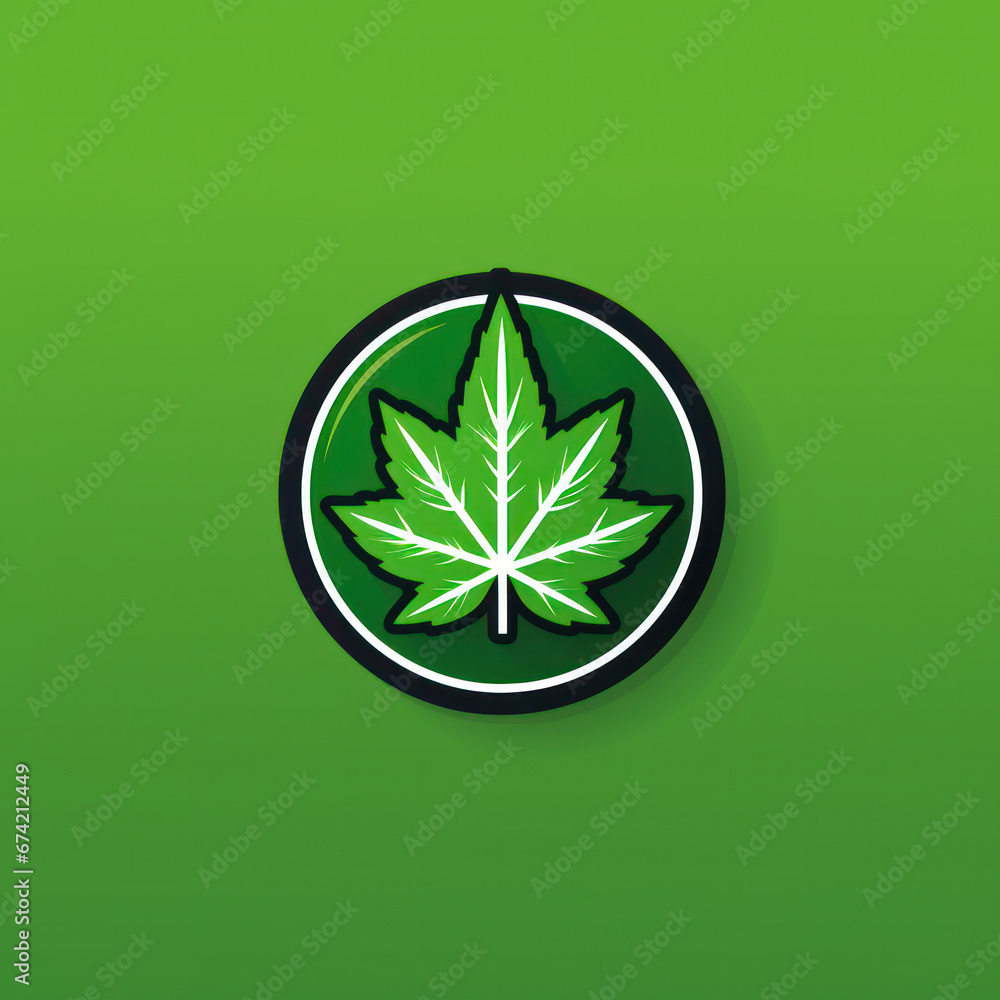 Marijuana Cannabis Leaf Artwork, Generative AI Marijuana Cannabis Leaf Artwork, Generative AI