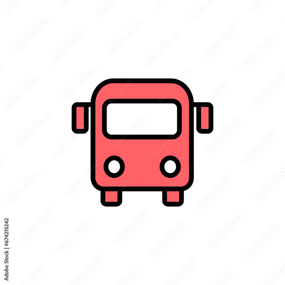 Bus icon set illustration. bus sign and symbol. transport symbol Bus icon set illustration. bus sign and symbol. transport symbol