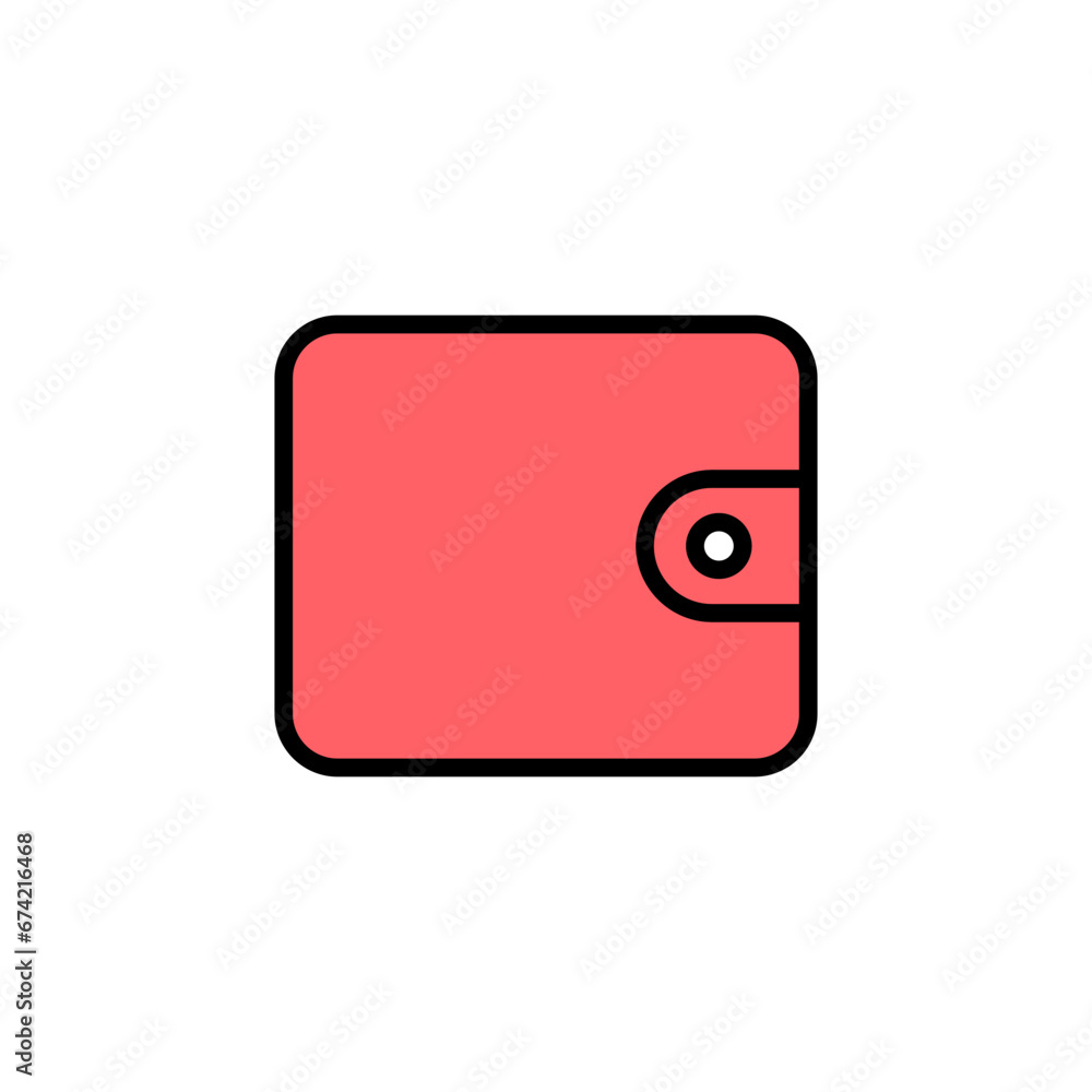 Wallet icon set illustration. wallet sign and symbol Wallet icon set illustration. wallet sign and symbol