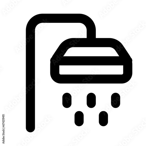 shower line icon