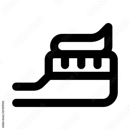 toothpaste line icon