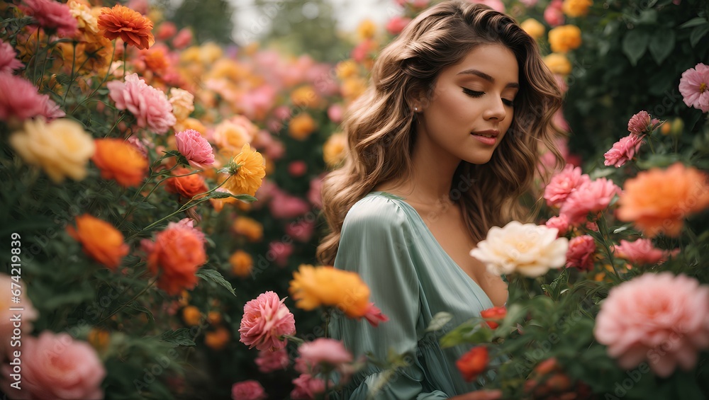 model background AI Generation model background AI Generation