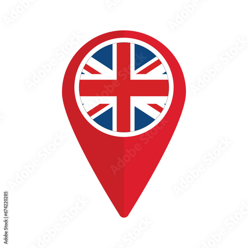 United Kingdom flag red pin map. Flag of UK in red pinpoint map Free Download United Kingdom flag red pin map. Flag of UK in red pinpoint map - GFXLoad