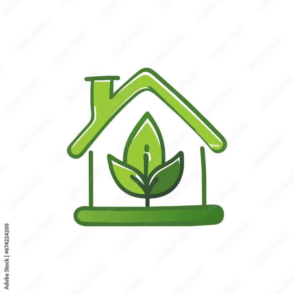 Eco house, eco friendly isolated icon design Eco house, eco friendly isolated icon design