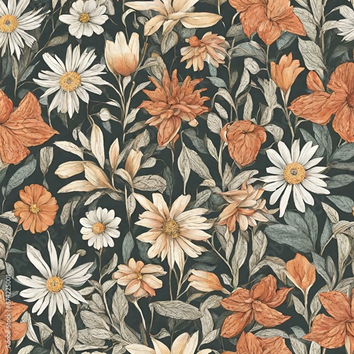seamless floral background