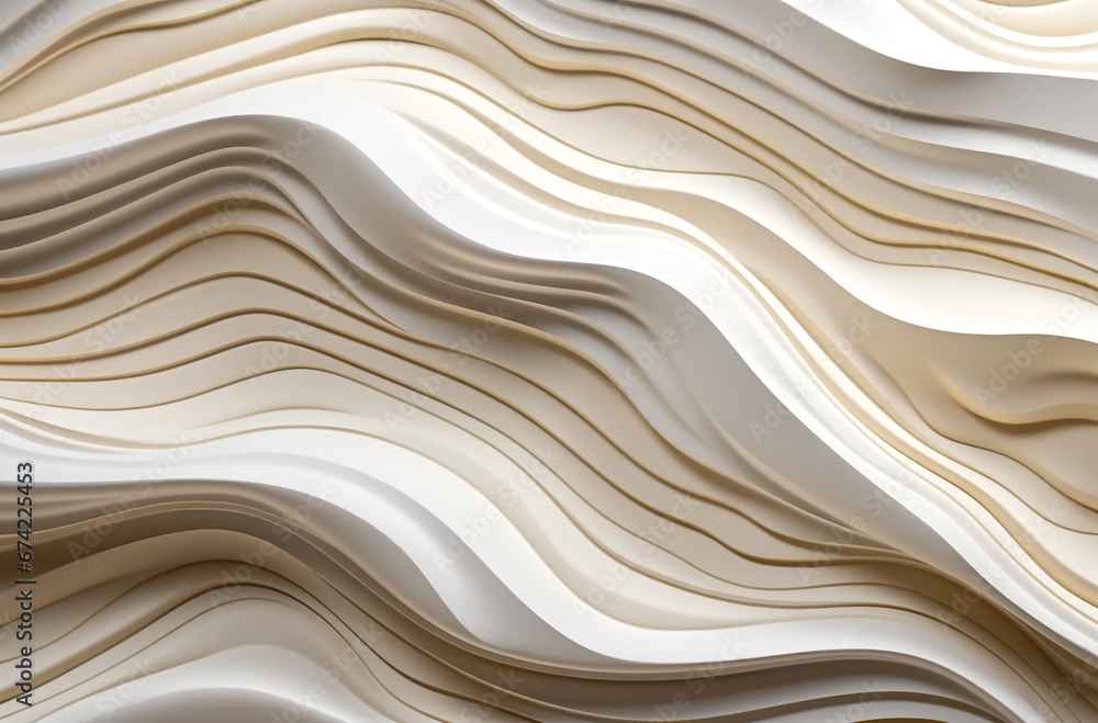 Obraz premium Elements such as waves or fractals 3d wallpaper