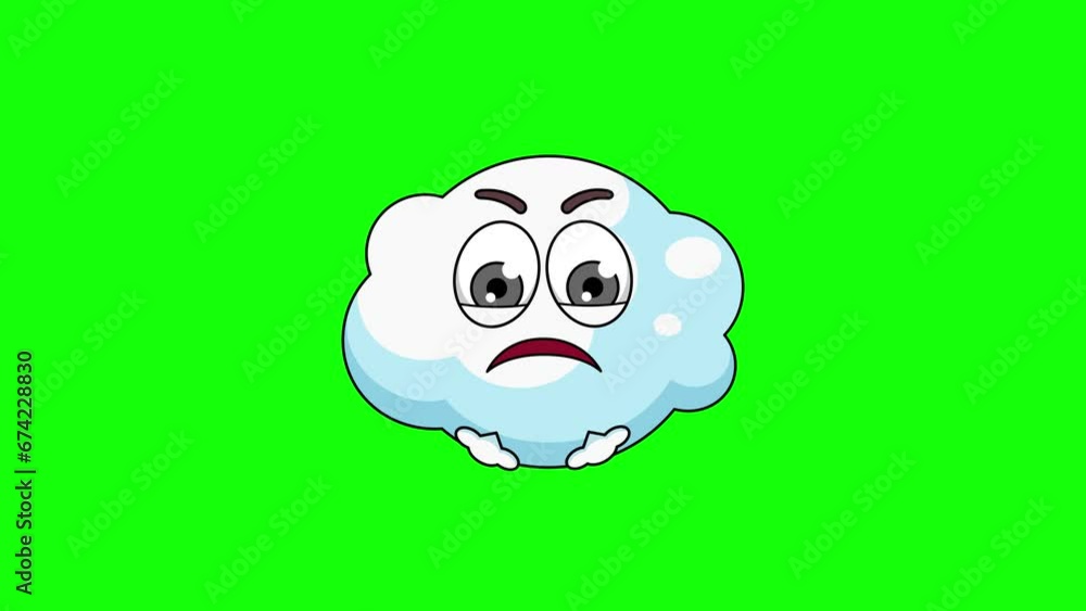 cloud character with expression of irritation, anger, and contempt, face with Steam From Nose
cloud character with expression of irritation, anger, and contempt, face with Steam From Nose