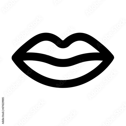 lips line icon