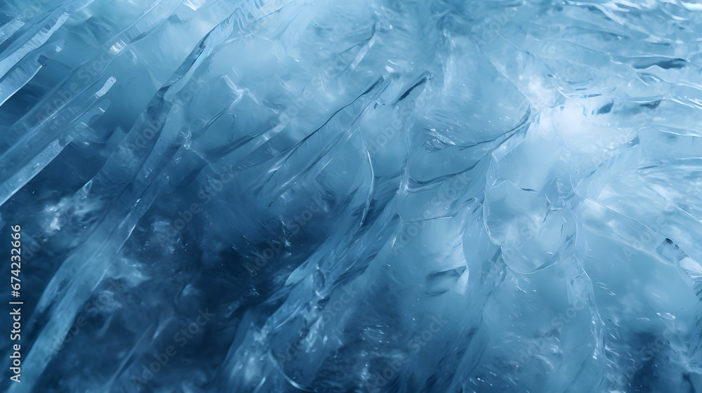 Closeup of cracked ice texture Closeup of cracked ice texture
