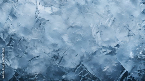 Closeup of cracked ice texture 