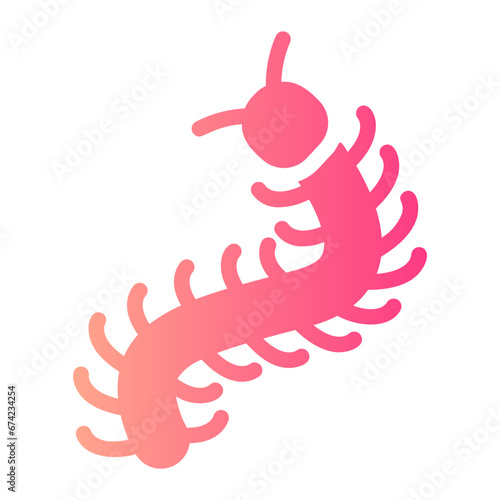 centipede gradient icon